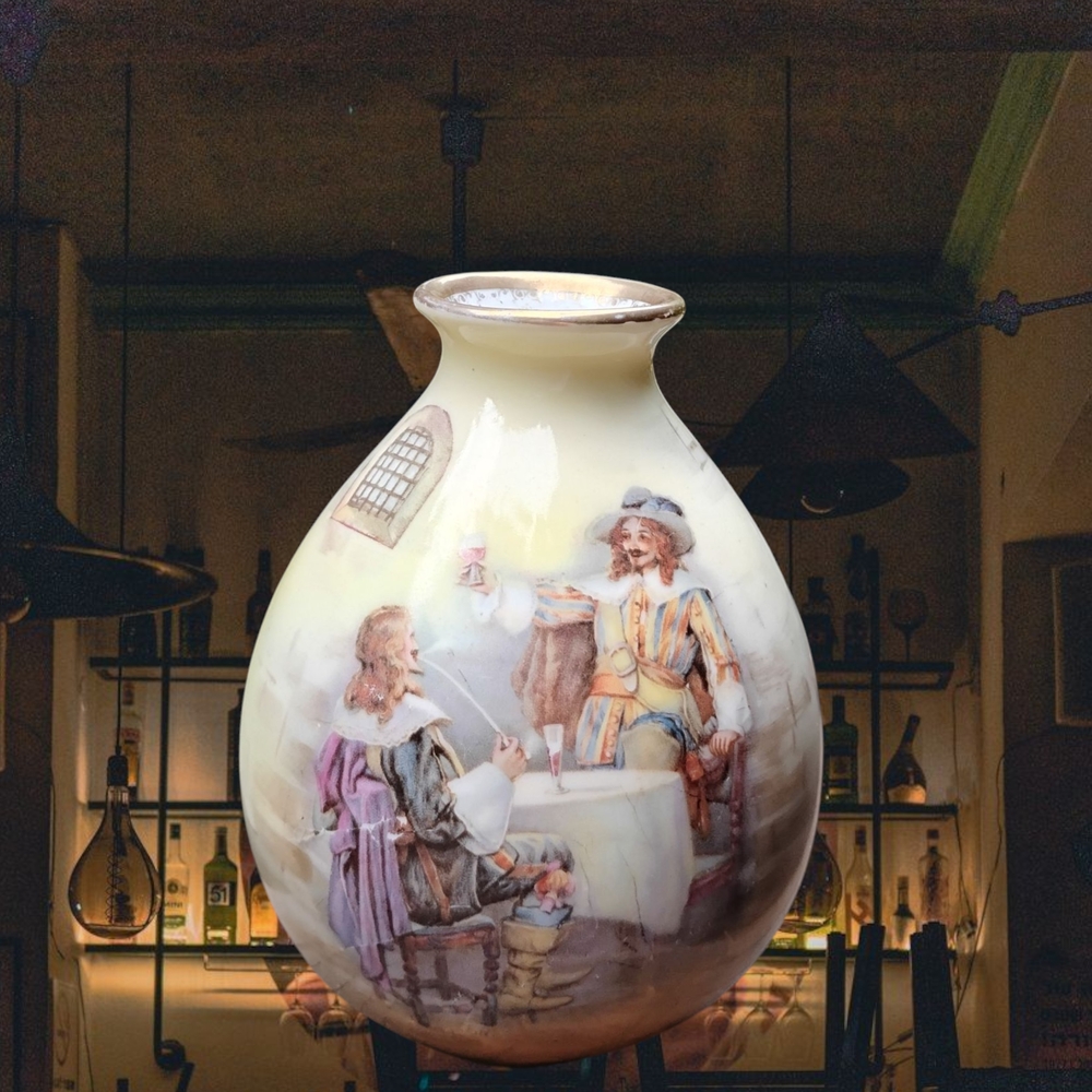 Antique Royal Bayreuth Bavarian Small Hand Painted Vase
